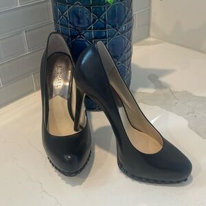 Like New Leather Heels w/ Black Studs